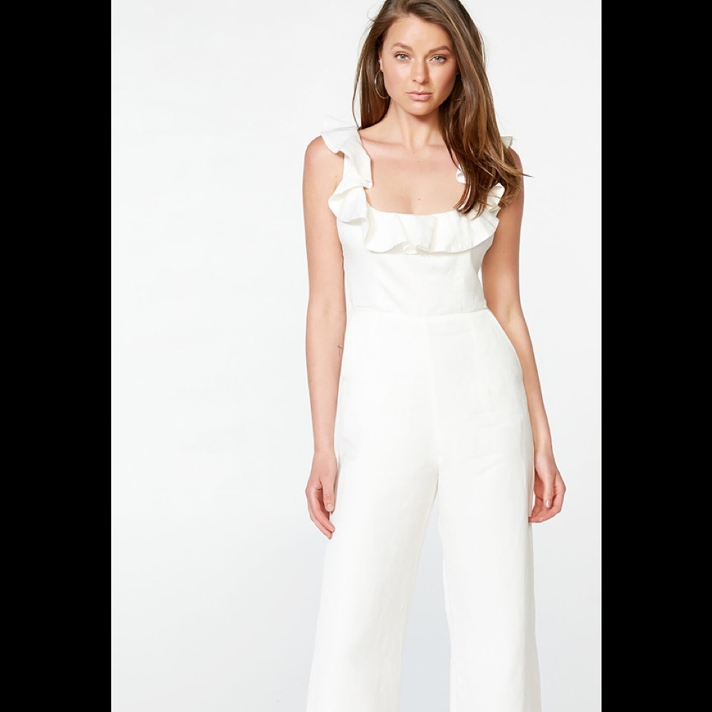 Bardot Hilda Frill Jumpsuit